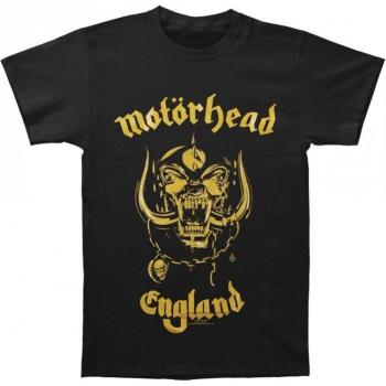 Motörhead Unisex Volwassen Engeland Vintage Gouden T-Shirt