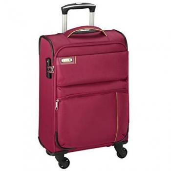 D&N Travel Line 6754 valise 4 roues 55 cm rose fluo
