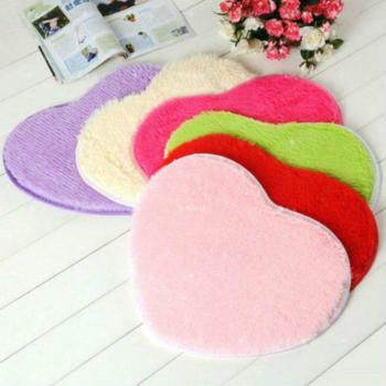 Heart Shaped Bedroom Rug