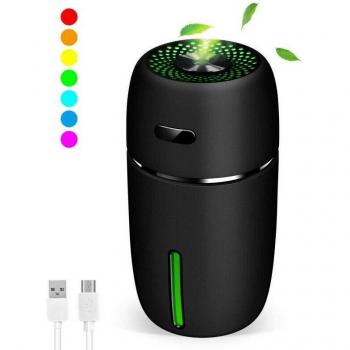 USB Car Air Purifier and Humidifier with LED