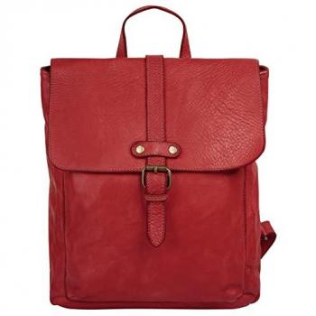 Samantha Look Cityrucksack aus echtem Leder, Made in Italy