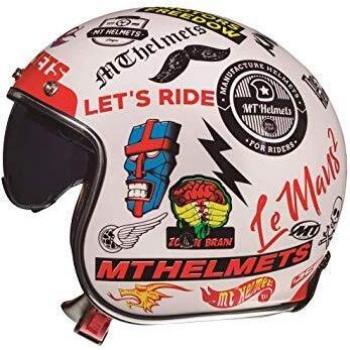 Anarchy Le Mans 2 SV A0 MT Helmets Pearl White Gloss XL