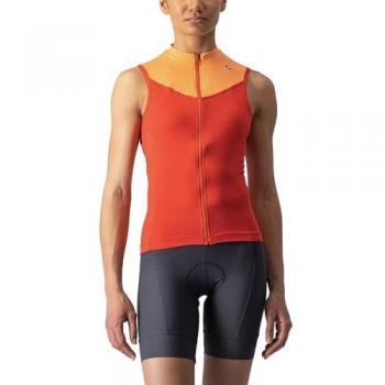 Smanicato Castelli Solaris Rosso Ibisco Arancione Donna S