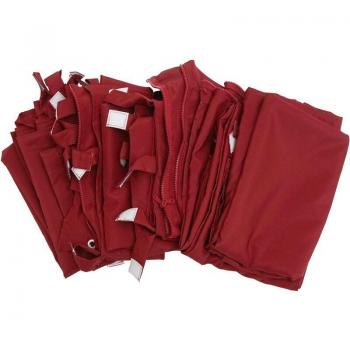 Tende Parete 4x per Gazebo – HHG 927 3x3m Poliestere Bordeaux