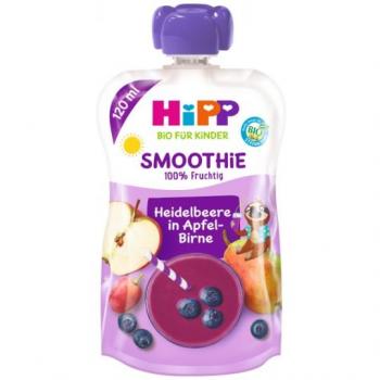 Hipp Smoothie Jablko-hruška-borůvky Bio 120ml