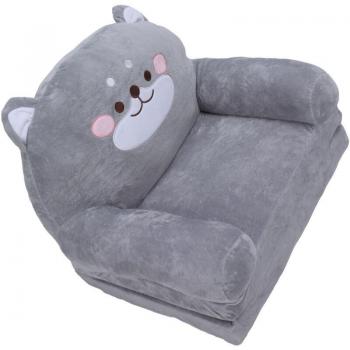 Poltrona Pieghevole Cartoon Grey Dog per Lettura e Sonno
