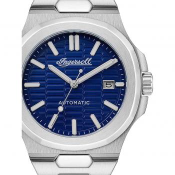 Ingersoll The Catalina 44mm Automatische Herenhorloge met Blauw Cadran