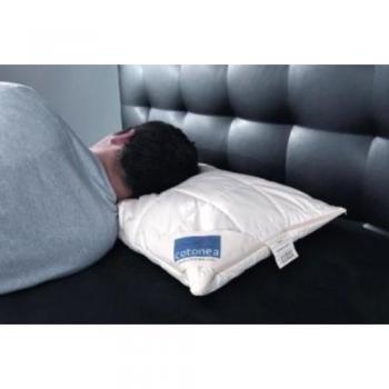 Cotonea Naturschafwolle Schlafkissen 40 × 60 cm