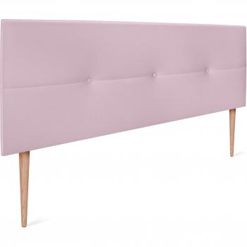Encabezado Tapizado Rosa Dhome – Cama Lujo