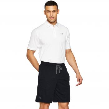 Under Armour Men's Black/White Tech Mesh Shorts XL
