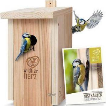 Wildtier Herz Wetterfester Nistkasten