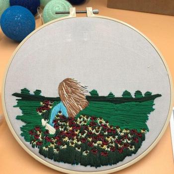 Flora Bloom DIY Needlecraft Embroidery Set
