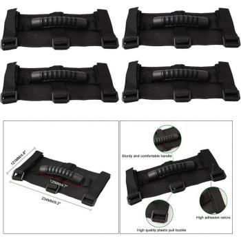 Arceaux de maintien pour Jeep Wrangler YJ TJ JK JL Gladiator JT 1987, 4 pièces, tissu Oxford robuste