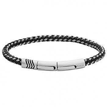 Pulsera Masculina Trenzada y Clip de Acero