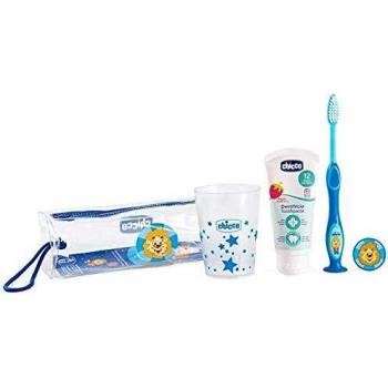 Chicco Travel Dental Hygiene Set Blue 3 y+ 1 pc