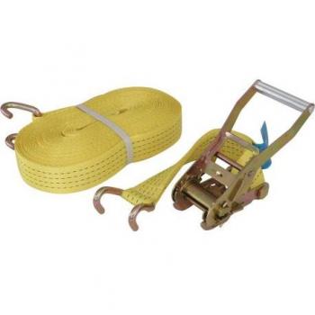 Sangle de levage 50 mm 9 mètres 5 tonnes avec cliquet et crochet