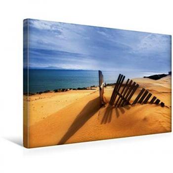 CALVENDO Textil-Leinwand 45x30 cm (Quer) Punta Paloma, Tarifa, Spanien – Druck von Andreas Pörtner