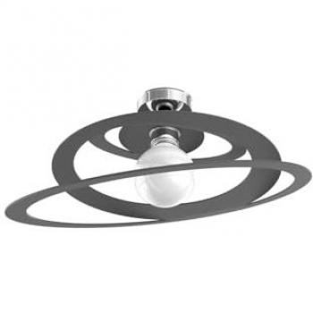 Soffitto Luminoso Industrial Bungee 50mm Antracite 1Luce