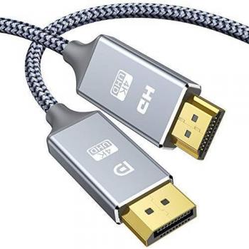 Câble HDMI 4K UHD avec DisplayPort 1,8m