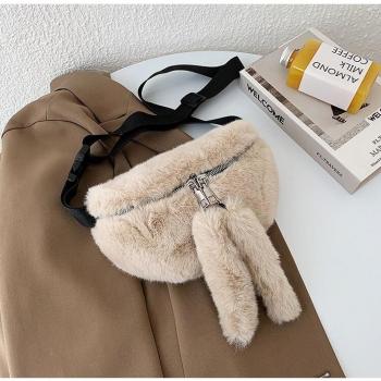 Sac poitrine en peluche tendance
