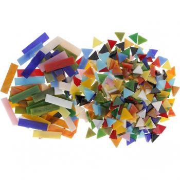 Céleste Carreaux de Verre 370 Pcs