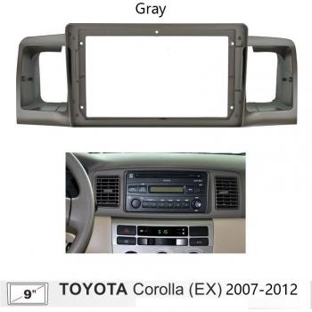 Panel Radio 9” con Biseles para Toyota Corolla 2007+