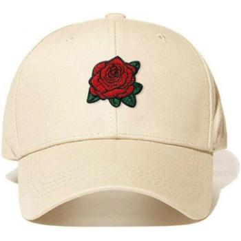 Sportlicher Damen-Hut mit Blumenstickerei