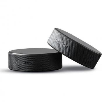Schwarz Gummi Eishockey Pucks für Training (2 Stück)