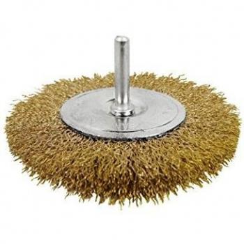 Spazzola Abrasiva 50 mm – Sistema di Trattamento Metalli con Gambo