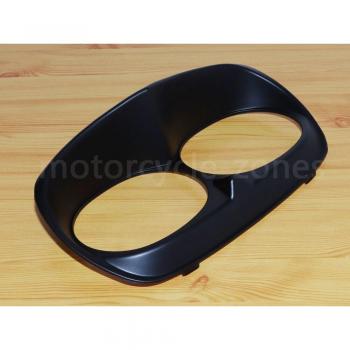 Schwarz-Chrom-Lünette für Harley Street Glide 1998 – Motorrad Finster Scheinwerfer Trim