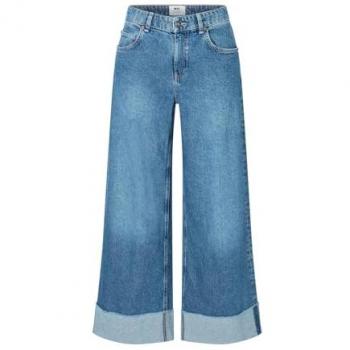 Jeans Mac 7/8 NEVADA bleu marine coupe droite 38