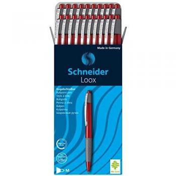 Schneider Kugelschreiber Loox, rot, 20 St
