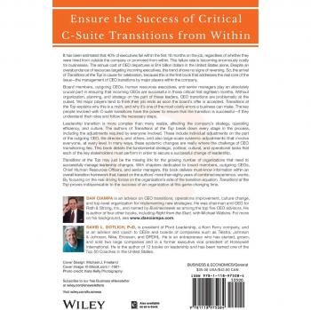 John Wiley & Sons, Inc. Transitions at the Top: What Organizations Must Do to Make Sure New Leaders Succeed (Hardback)