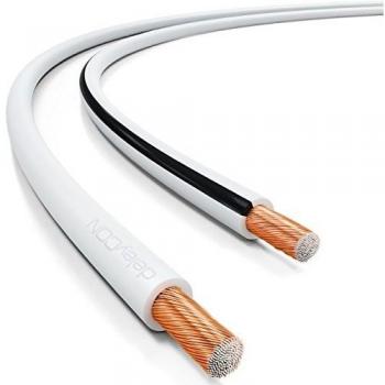 deleyCON 25m Lautsprecherkabel 2x 1,5mm² CCA 2x48x0,20mm Litze
