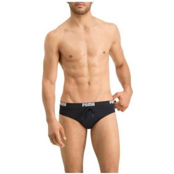 Puma Costume Mare A Slip Logo Nero L