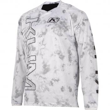 Ignite K‑Petrol XC T-Shirt L, Perforata, Color Grigio/Bianco