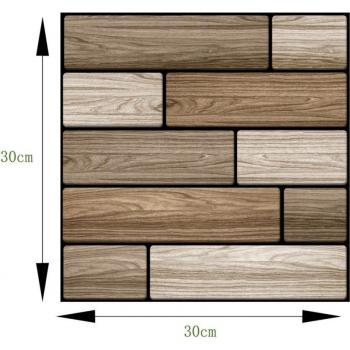 Anti‑Collision 3D Brick Wallpaper Set