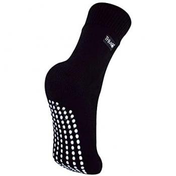 1 Pack Indoor Thermal Slipper Socks with Grips