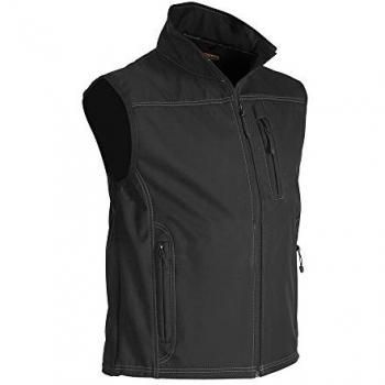 SoftShell Chaleco sin Mangas Blaklader de la marca Chelaco, color negro, talla S
