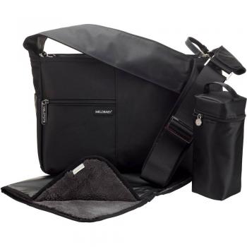 Schwarzer Vital Melo Tote (MB804) – Wickeltasche