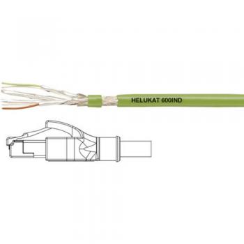 Helukabel 806623 10m CAT 6A S/FTP Network Cable Green