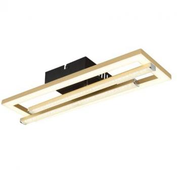 Plafón Neutro Rectangular 1950 lm Negro