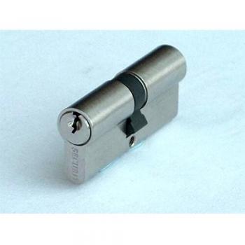 Double Euro Cylinder Nickel 40 x 40 mm