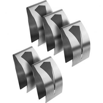 Gancho adhesivo para toallas de cocina, soporte de pared, colgador de toalla, 5 uds