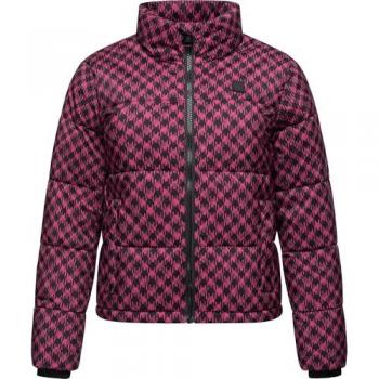 Damen Steppjacke Ragwear Serah Print, Hahnentritt Muster