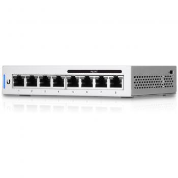Switch a 8 Porti Ubiquiti UniFi US‑8‑60W‑5 Set – Versione Argento