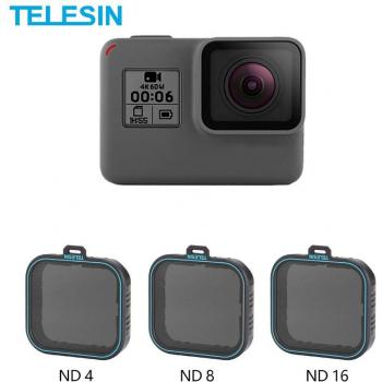 Filtro Neutro Telesin 3 Unidades – Para Gopro Hero
