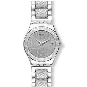 Reloj Swatch de Mujer con Diseño Clásico en Plata YLS466G