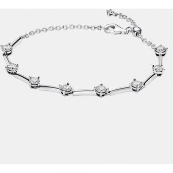 Pandora 593009C01 Funkelndes Silberarmband für Damen