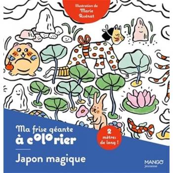 Ma frise géante à colorier Japon magique